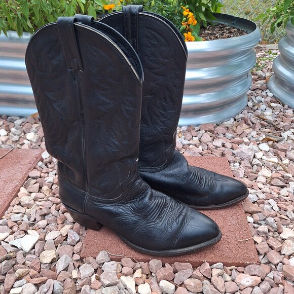 Dan Post Great Western Cowboy Boots Pointed Toe Size 9.5 EW - Picture 3 of 10